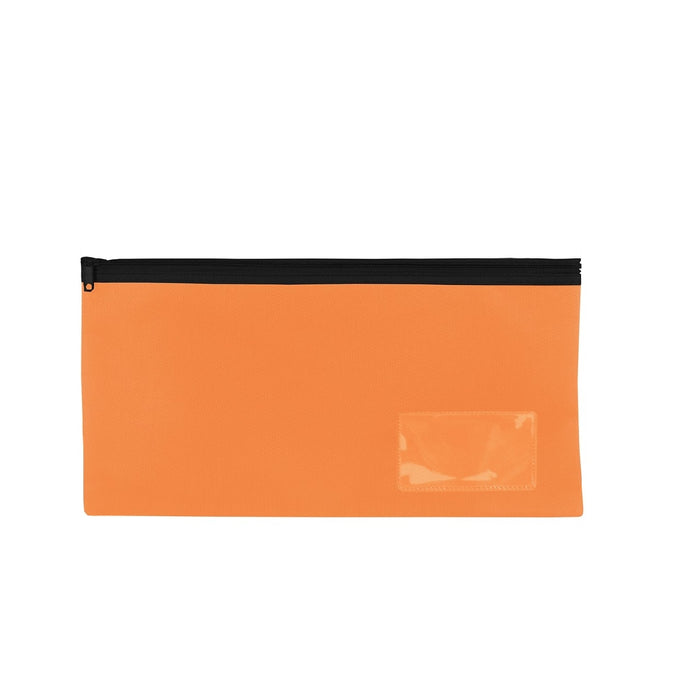 PENCIL CASE CELCO 345X180MM PREMIUM MEDIUM BRIGHTS 1 ZIP ORANGE