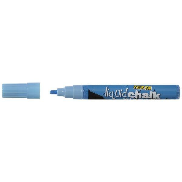 MARKER LIQUID CHALK TEXTA WET WIPE BULLET BLUE