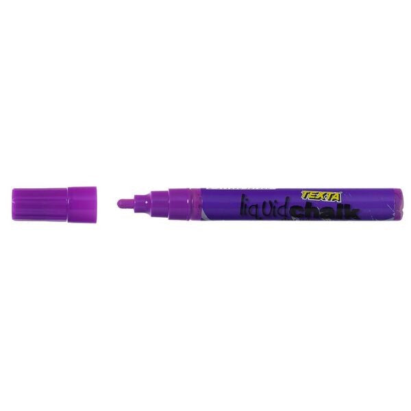 MARKER LIQUID CHALK TEXTA WET WIPE BULLET PURPLE