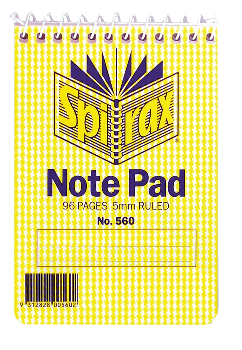 NOTE BOOK SPIRAX 560 A10 112X76 T/O