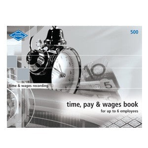 WAGE BOOK #500 SMALL ZIONS