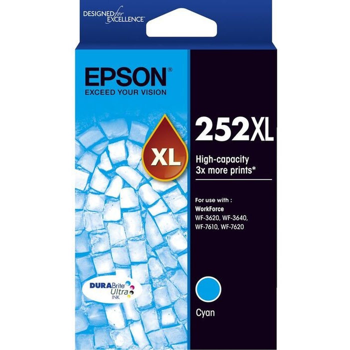 EPSON 252XL INK CARTRIDGE CYAN