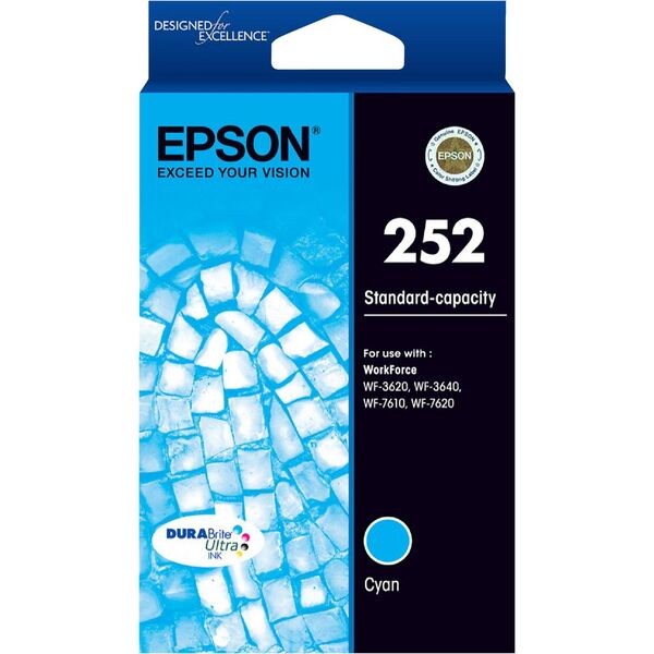 EPSON 252 INK CARTRIDGE CYAN