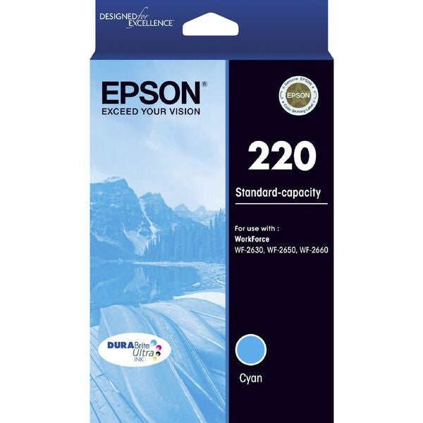 EPSON 220 INK CARTRIDGE CYAN