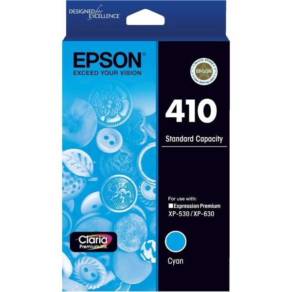 EPSON 410 INK CARTRIDGE CYAN