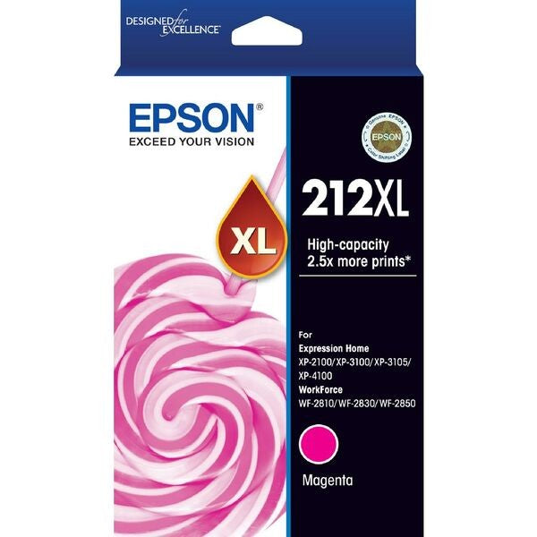 EPSON 212 XL INK CARTRIDGE MAGENTA