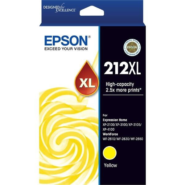 EPSON 212 XL INK CARTRIDGE YELLOW