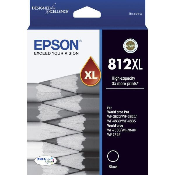 EPSON 812XL INK CARTRIDGE BLACK