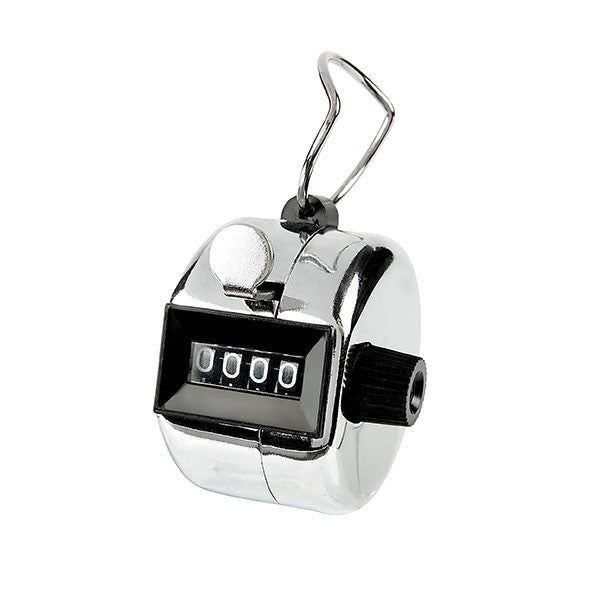 TALLY COUNTER ITALPLAST METAL - COUNTS UP TO 9999 CLICKS