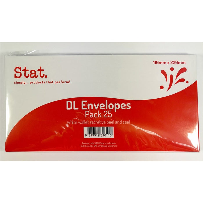 ENVELOPES SOVEREIGN DL BANDED 25'S S/SEL