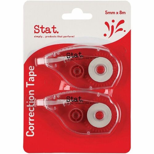 CORRECTION TAPE STAT 5MMX8M PACK 2