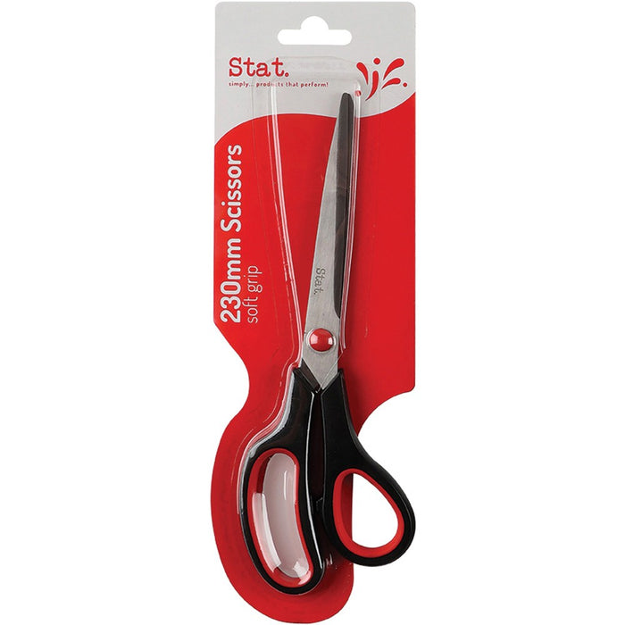 SCISSORS STAT 230MM SOFT GRIP