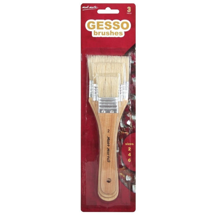 MM GESSO BRUSHES SIZES 2/4/6