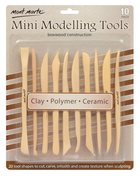 MONT MARTE MINI MODELLING TOOLS 10 PIECE