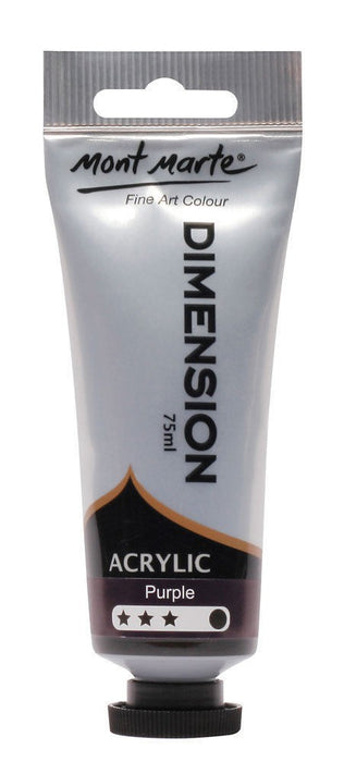 MM DIMENSION ACRYLIC 75ML PURPLE