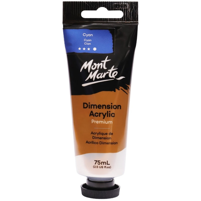 MM DIMENSION ACRYLIC 75ML CYAN BLUE