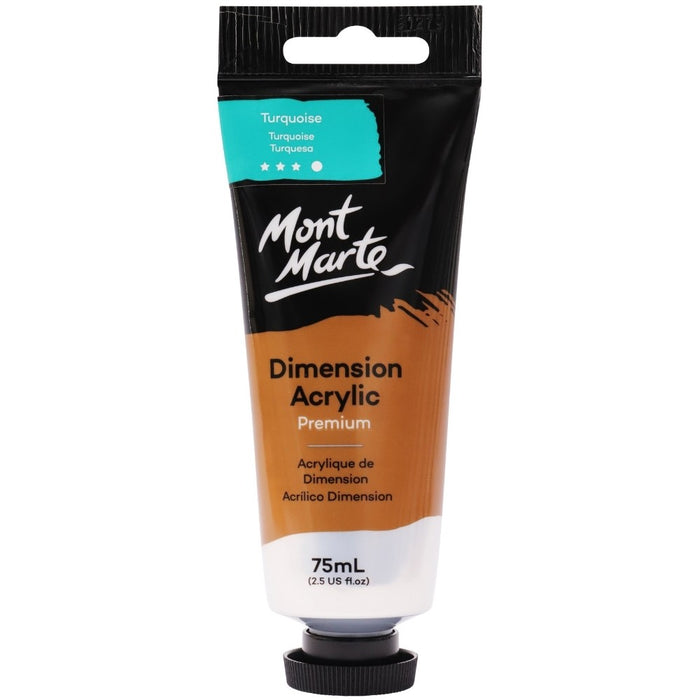 MM DIMENSION ACRYLIC 76ML TURQUOISE