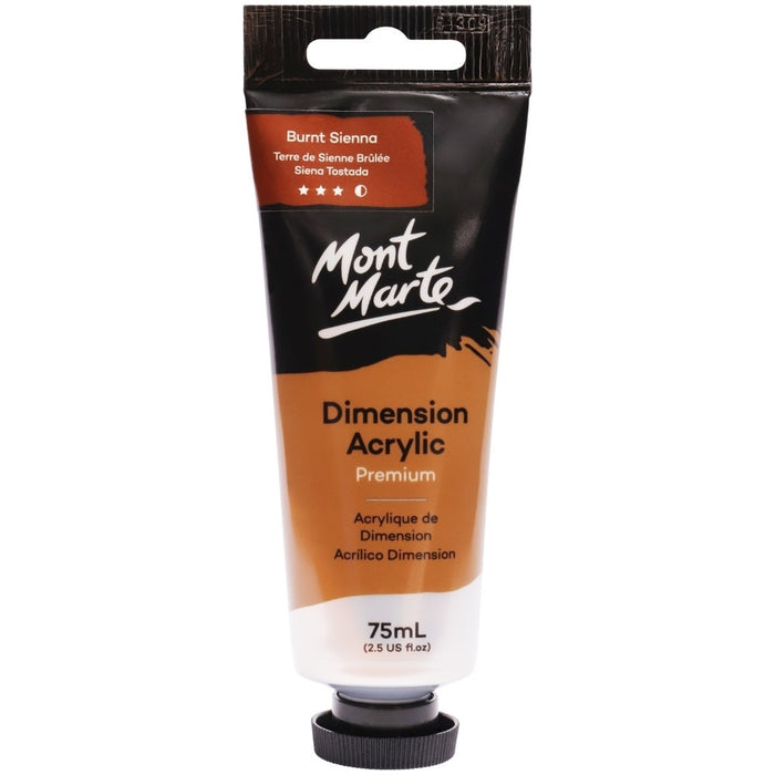 MM DIMENSION ACRYLIC 75ML BURNT SIENNA