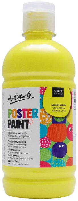 MM Poster Paint 500ml - Lemon Yellow