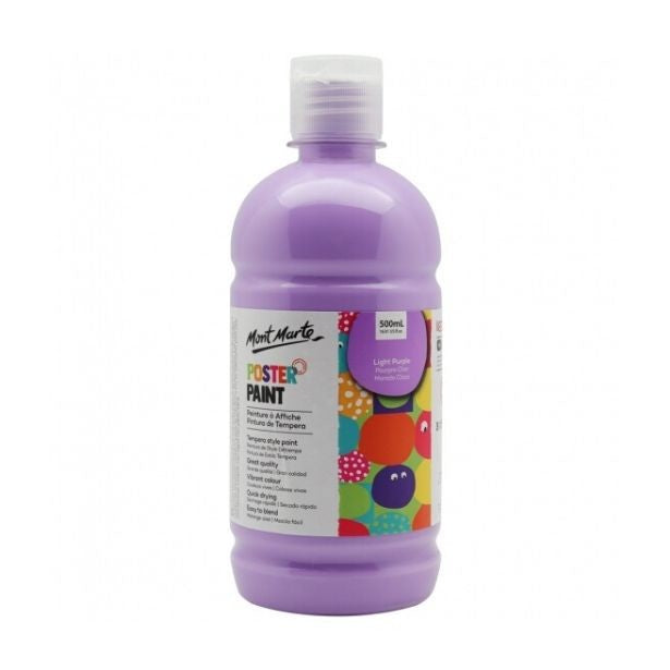 MM POSTER PAINT 500ML LIGHT PURPLE