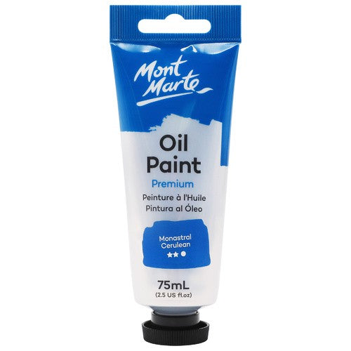 MONTE MARTE OIL PAINT MONASTRAL CERULEAN 75ML