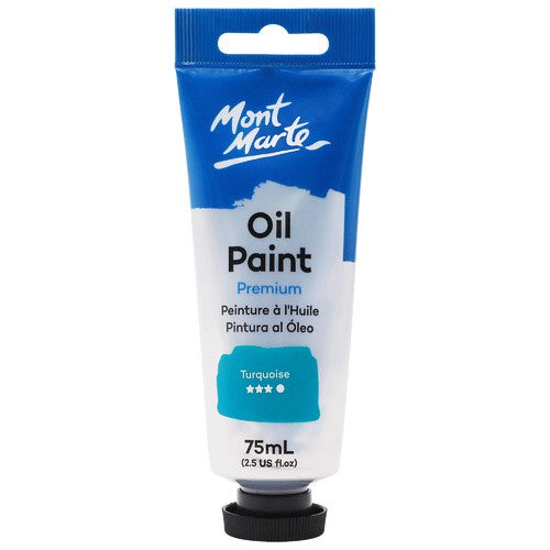 MONT MARTE PREMIUM OIL PAINT TURQUOISE 75 ML