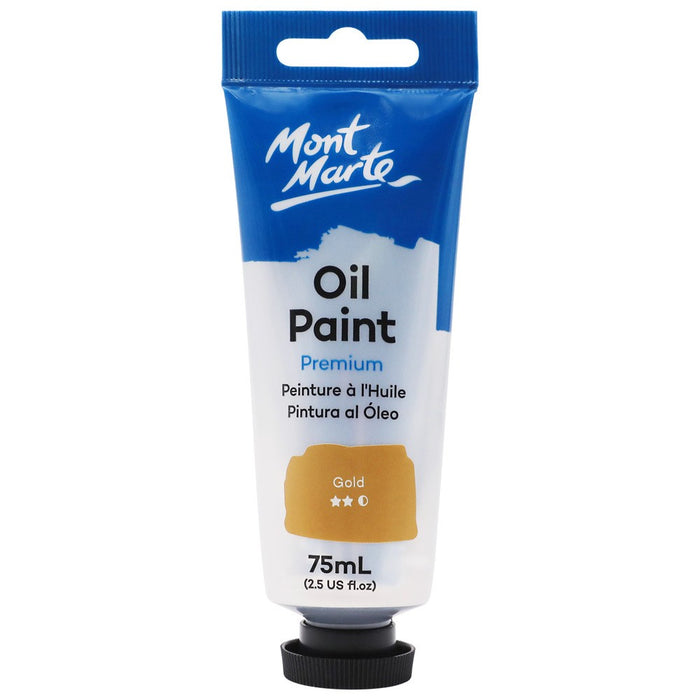 MONT MARTE OIL PAINT PREMIUM GOLD 75ML