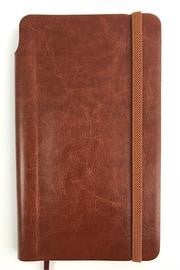 SLIM NOTEBOOK WITH PEN TAN