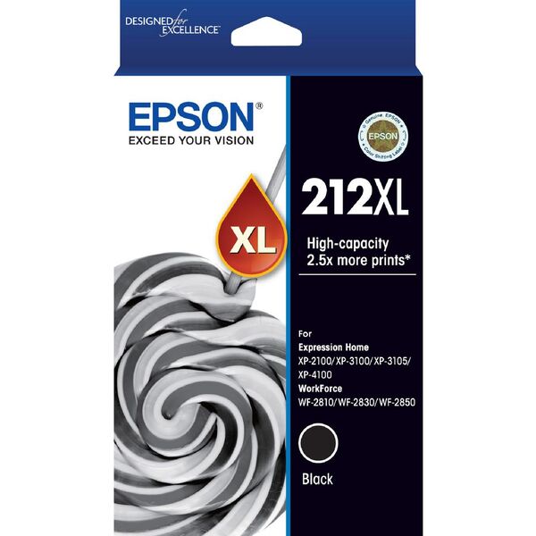 EPSON 212 XL INK CARTRIDGE BLACK