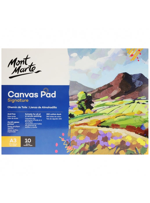 MM CANVAS PAD 10 SHEET A5