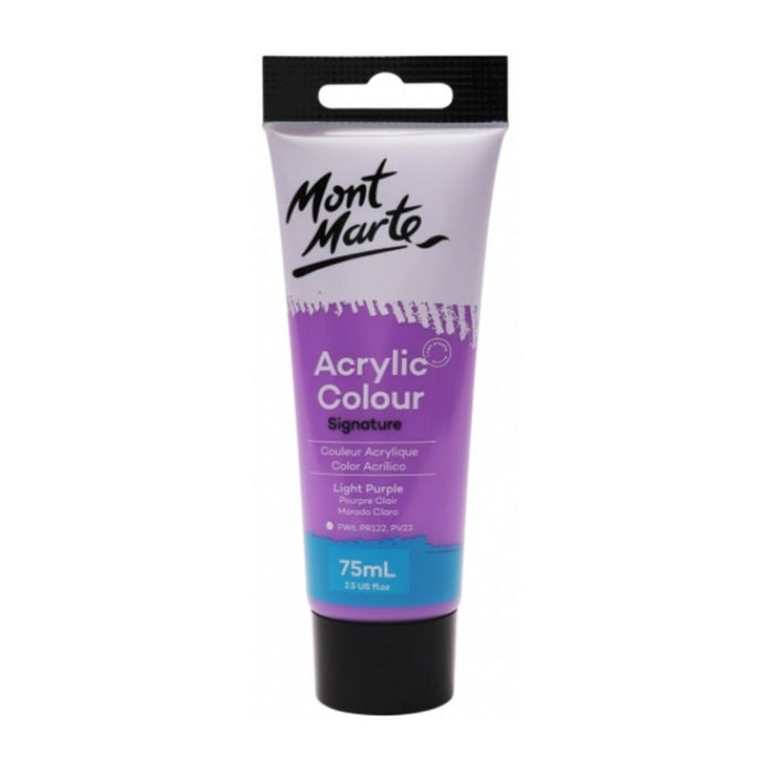 MM ACRYLIC COLOUR PAINT 75ML LIGHT PURPLE